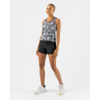 RABBIT - Women's - EZ Vee Tank - Black Floral